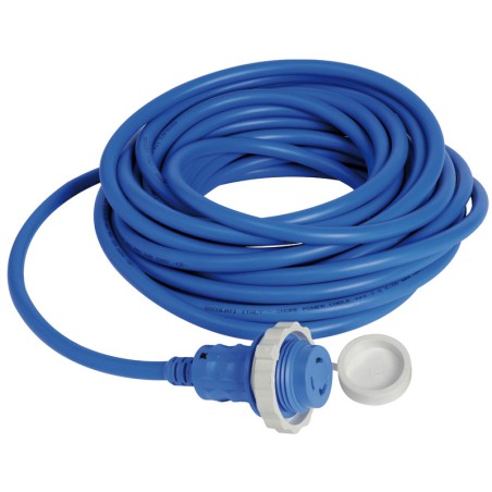 
Fiche + câble 10 m bleu 30 A 
