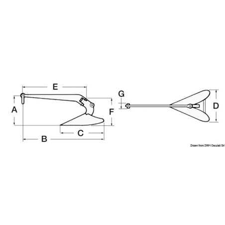 
Ancre Plough 35 kg 
