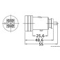 
Double USB-prise Type A+C 12/24V 2,4V 
