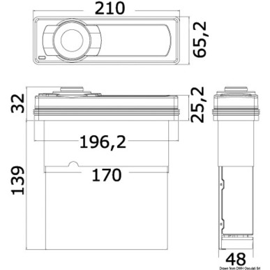 MP6 watertight tuner | EAN 8033137118227 Ref 29.548.81