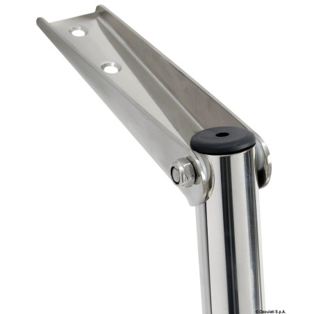 
Echelle télescopique large AISI316 noir 4 marches 
