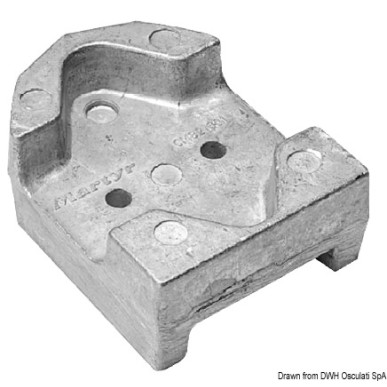 Anode zinc p. groupes arrières Mercruiser | EAN 8033137138874 Ref 43.435.00