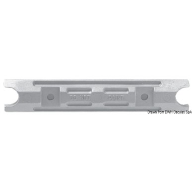 Anode barre aluminium Yamaha+ Mariner | EAN 8033137137105 Ref 43.254.11