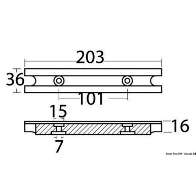 Anode barre aluminium Yamaha+ Mariner | EAN 8033137137105 Ref 43.254.11