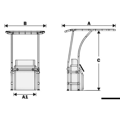 T-Top professionnel alliage léger | EAN 8033137148996 Ref 48.195.03