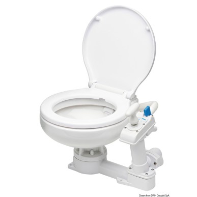 WC manuel Compact siège plastique | EAN 8033137051630 Ref 50.217.25