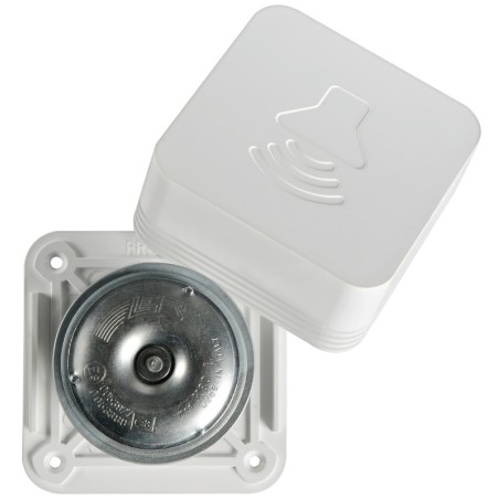 
Avertisseur  membrane Q Box blanc 
