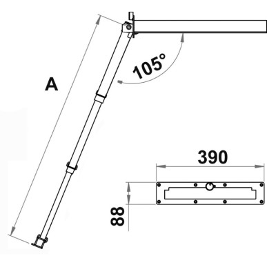 Echelle escamotable 4 marches | EAN 8033137151941 Ref 49.549.04
