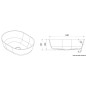 Evier poser semi oval Ocritech blanc/beige 350x260 mm
Evier poser semi oval Ocritech blanc/beige 350x260 mm