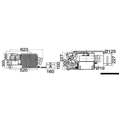 Climatisateur marin CLIMMA B 220 V 12000 Btu/h | EAN 8033137153822 Ref 50.241.12