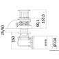 
Treuil Italwinch Smart Plus 1700 W 24 V - 10 mm bas
