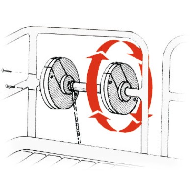 Enrouleur de cordage plastique | EAN 8033137035166 Ref 06.311.73