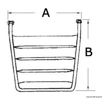 Passerelle arrière + échelle 45x45 cm | EAN 8033137150005 Ref 48.420.05