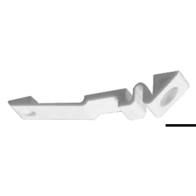 Lève-plancher laiton chromé+nylon 63x63 mm | EAN 8033137127069 Ref 38.137.00