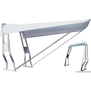 
Taud télescopique poupe bleu navy 130 x 190 cm 
