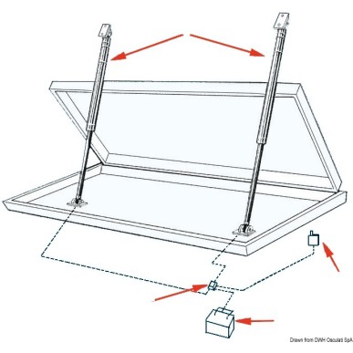 Actionneur simple 24 V 600 mm | EAN 8033137128868 Ref 38.370.16