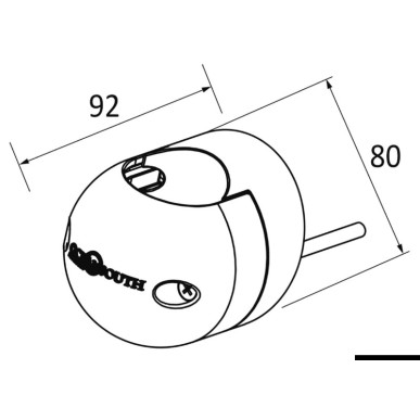 Base aveugle T-Top Ø 44 mm | EAN 8033137148842 Ref 48.180.15