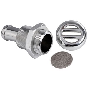 
Event carbururant AISI 316 poli miroir tête 35 mm 
