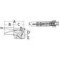 
Davier  bascule en alliage lèger max 12 kg 
