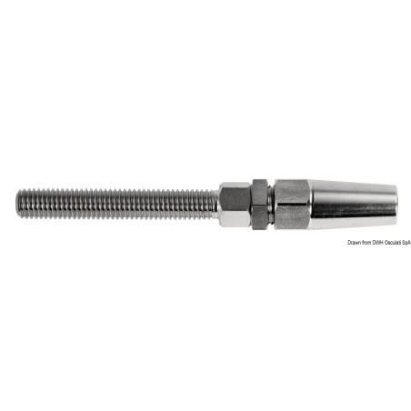 
Embout inox fileté 10 mm 
