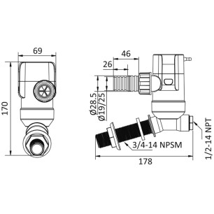 
Pompe aératrice Europump Next Generation 24V vertical 
