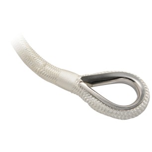 
Ligne amarrage blanc avec épissure 16 mm x 11 m    
