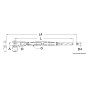 
Ridoir avec chapes articulée AISI 316 10 mm 
