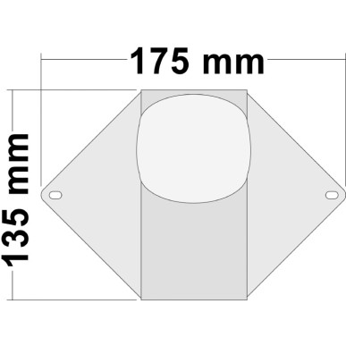 Feu de hune 225° blanc avec feu de pont à LEDs