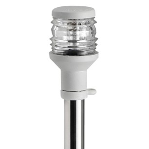 
Hampe Compact en inox 100 cm feu blanc 
