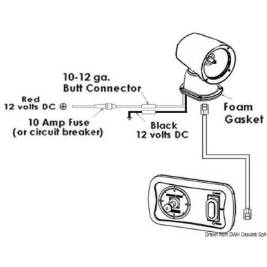 Projecteur électrique Classic acier inoxydable| EAN 8033137224140 Ref 13.229.02