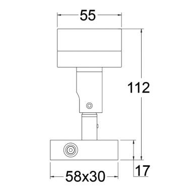 
Spot articulé Laguna 1 LED HD 12/24 V 
