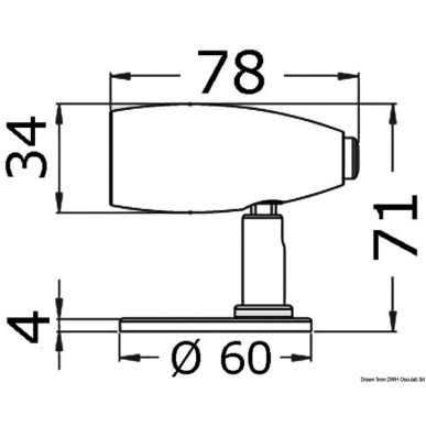
Spot LED articulé Rana High Power 12/24 V 
