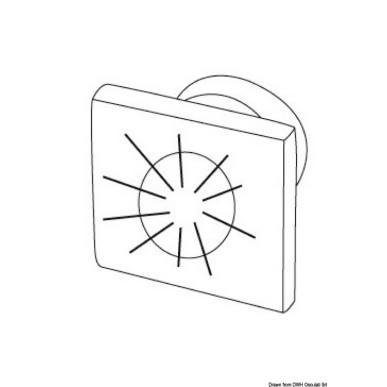 Feu de courtoisie LED encastrer - éclairage frontal| EAN 8033137084263 Ref 13.429.71