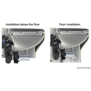 
WC électrique TECMA Silence Plus 2G 12 V Touch bidet incorporé 
