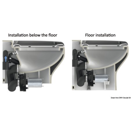 
WC électrique TECMA Silence Plus 2G 12 V Touch bidet incorporé 
