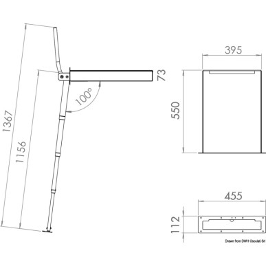 Echelle escamotable EasyOne 4 marches  Ref 49.570.04