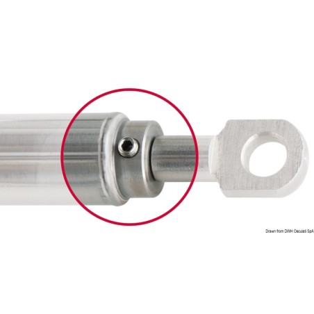 
Ressort  gaz AISI 316 377 mm 70 kg 

