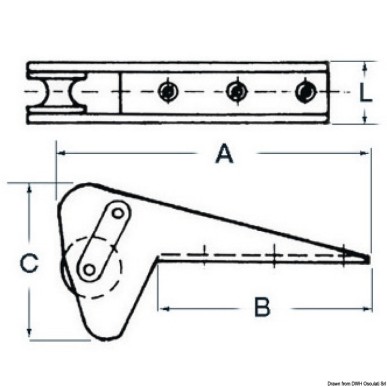 
Davier inox spécifique p. Bruce/Trefoil max 20 kg 
