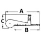 Davier proue inox 340 mm
Davier proue inox 340 mm