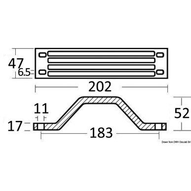 
Anode magnésium pour Yamaha 100/300 HP 
