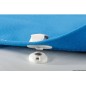 
Bouton pression Perfix blanc 
