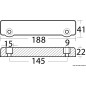 
Anode barre aluminium Volvo Penta 
