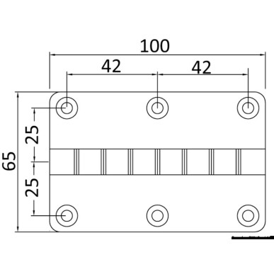 Charnière frictionnée auto-portante axie saillant  Ref 38.839.00