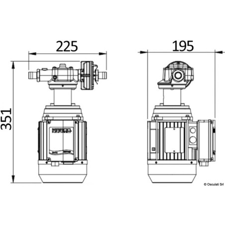 
Pompe auto-amorçant pour systèmes AC MARCO 230 V 22 l/min 
