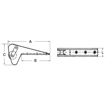 
Davier inox pour Bruce/Trefoil max 20 kg 
