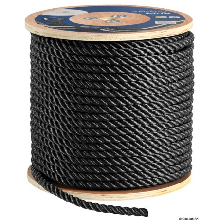 
Bout 3 torons noir 32 mm 
