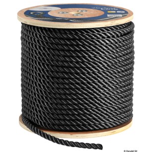 
Bout 3 torons noir 40 mm 
