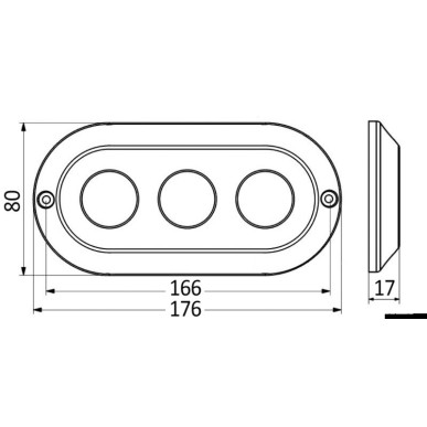 Lumières sous-marines LED passerelles, tabelaux arrière+ coques| EAN 8033137225109 Ref 13.273.42