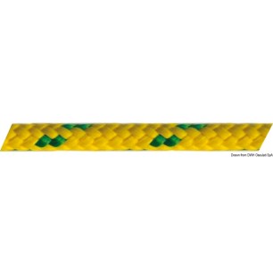 
Double tresse vert Ø 6 mm 
