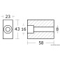 
Anode pour 60/280 HP 
